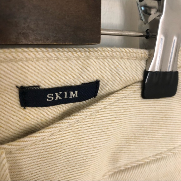NWT New Scotch & Soda Amsterdam skim Regular 36 Slim Fit Jeans Beige cream $149 - Picture 7 of 16